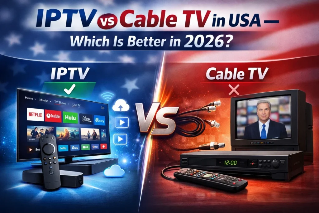 IPTV vs Cable TV in USA Which Is Better in 2026?