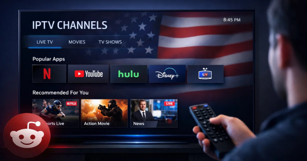 Best IPTV for USA Reddit Users (2026 Tested List)